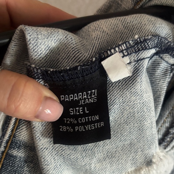 Paparazzi jeans Distressed Denim Jacket - Picture 7 of 7